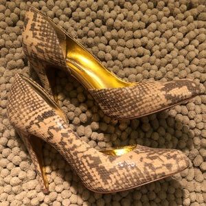 Ted Baker London snake print Pumps